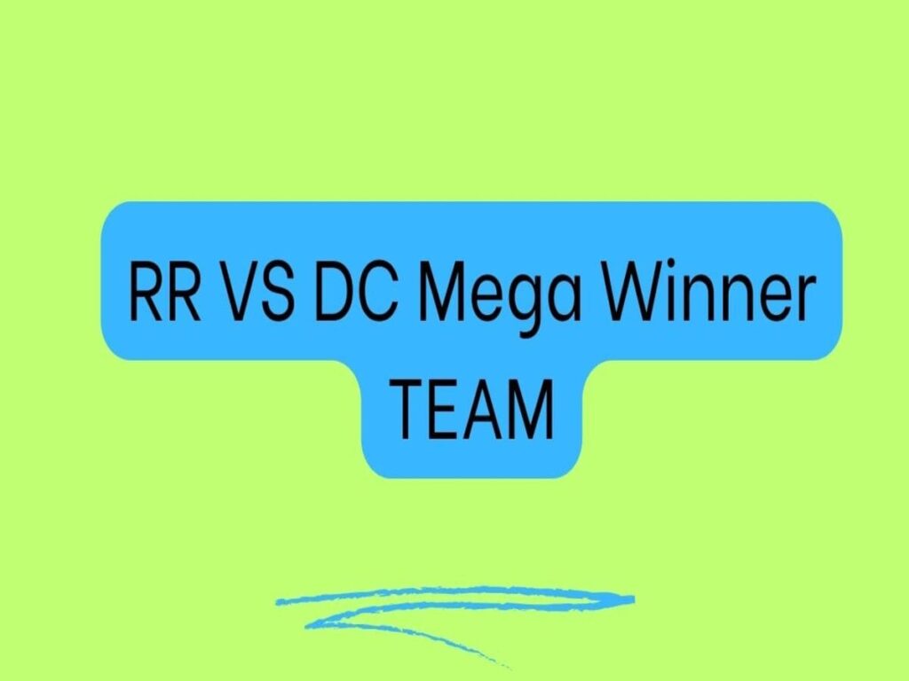 rr vs dc best dream11 team